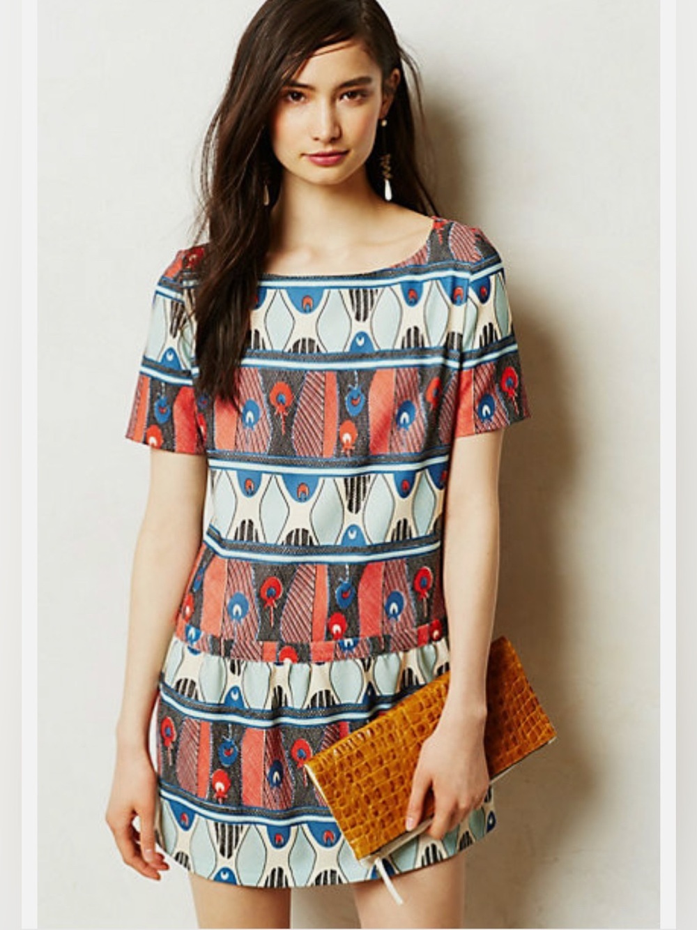 Paul & Joe Sister Guadalupe Dress Multi Color XS Blue Cream Red Black